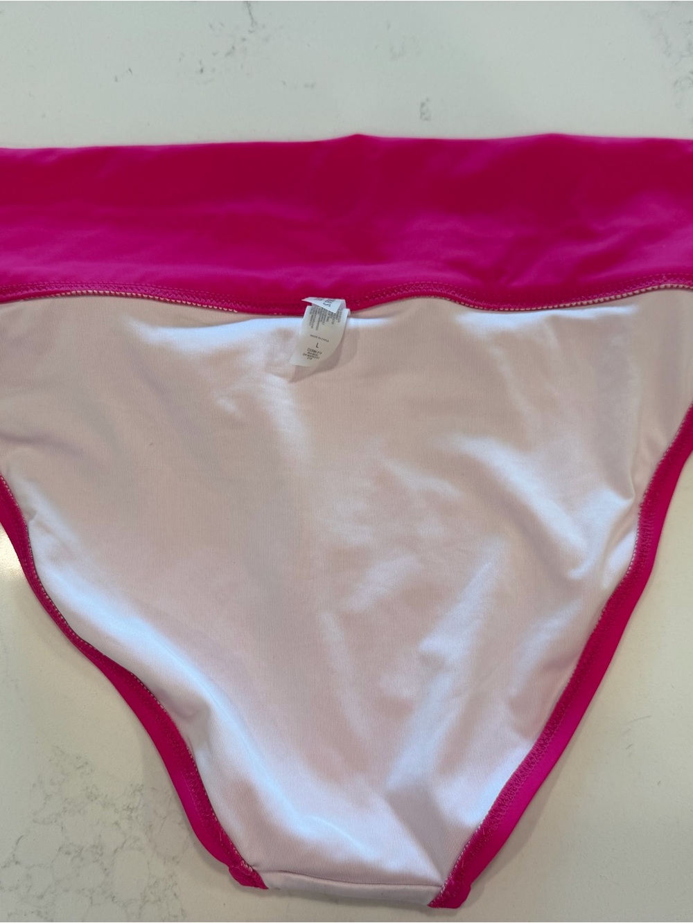 New Victoria's Secret 2006 Hot Pink Fold-Over Optional Bikini Bottoms - Picture 5 of 6